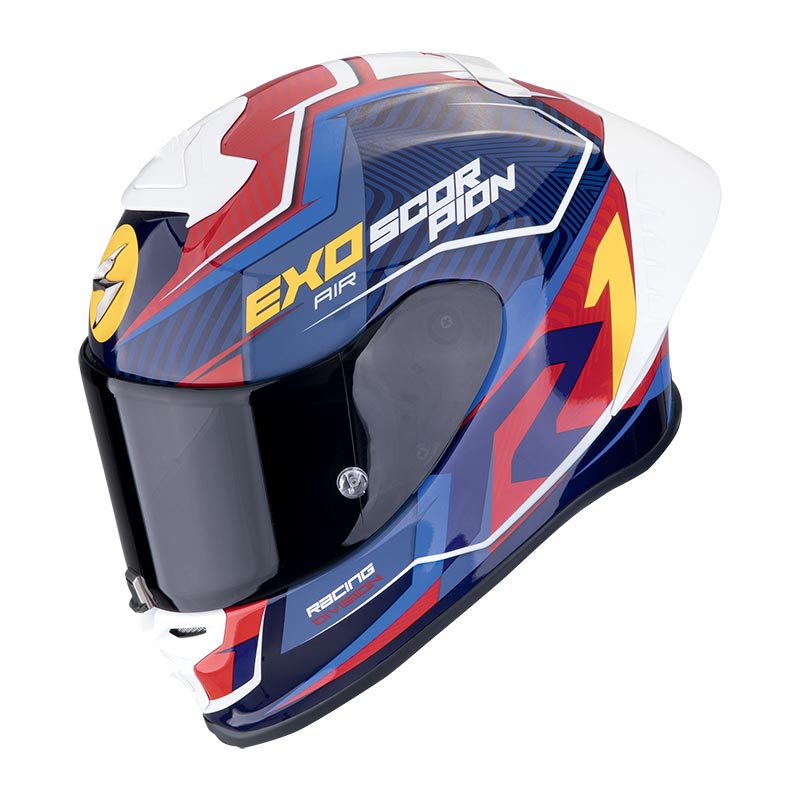 Casque Scorpion Exo R1 Evo 2 Air Coup bleu rouge