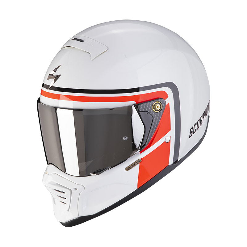 Casco Scorpion Exo HX1 Nostalgia bianco rosso nero