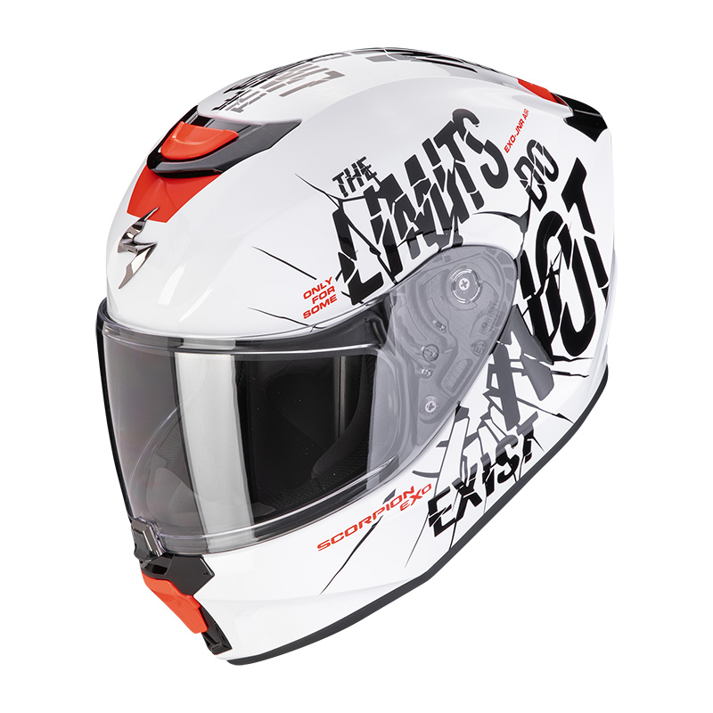 Casco Scorpion Exo-Jnr Air Boum bianco nero