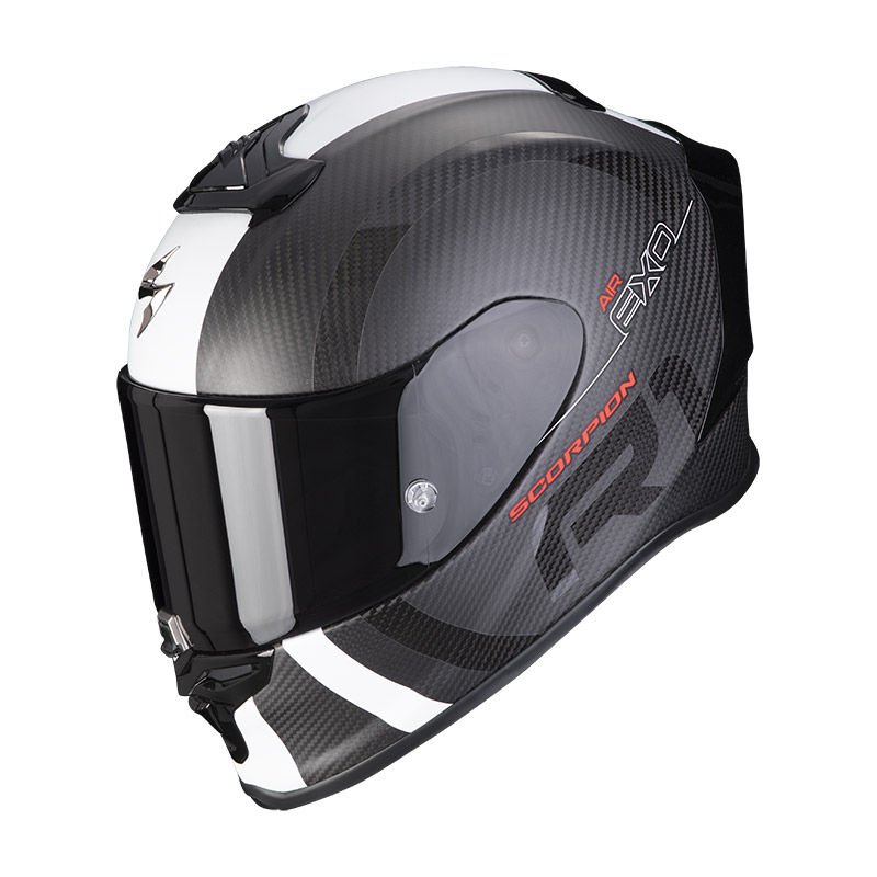 Casque Scorpion Exo R1 Carbon Air MG noir blanc