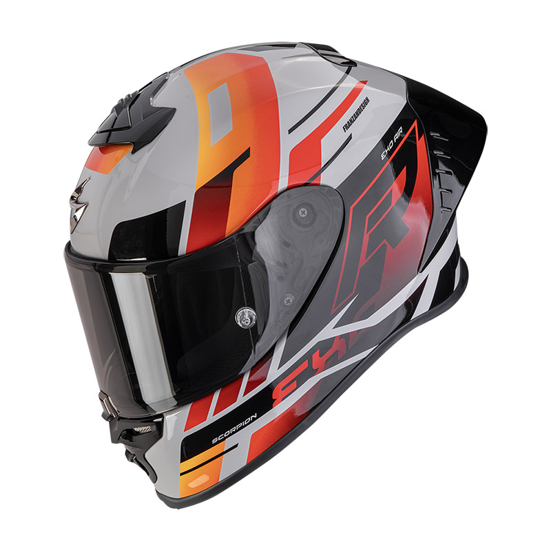 Scorpion Exo R1 Evo 2 Air Adrenaline Helmet Orange