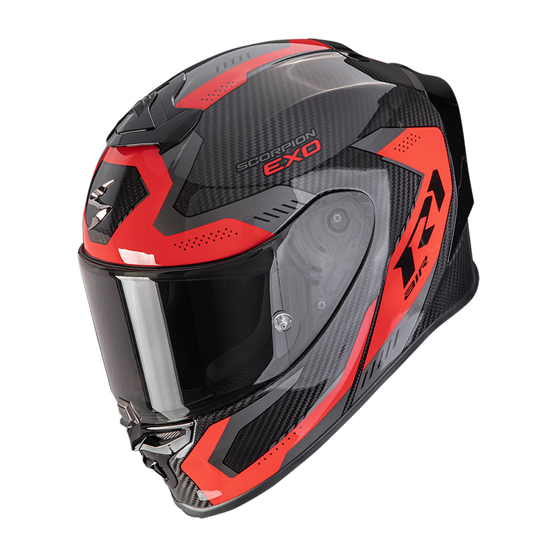 Scorpion Exo R1 Evo Carbon Air Propel Helmet Red