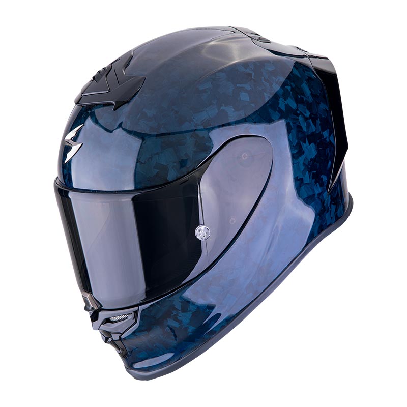 Scorpion Exo R1 Evo Carbon Air Onyx Helmet Blue