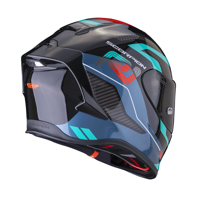 Scorpion Exo R1 Vatis Helmet Black Blue 