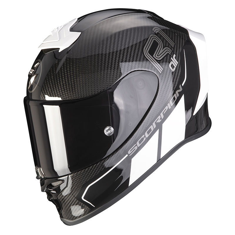 Scorpion Exo R1 Carbon Air Corpus 2 Helmet White Sc 10 330 55 Full Face Helmets Motostorm