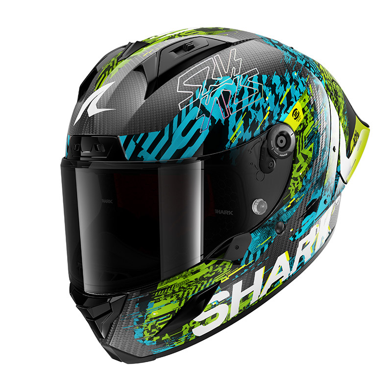 Casco Shark Aeron Gp Fim2 Speed-Vib amarillo