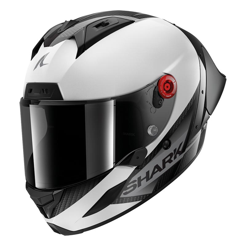 Casco Shark Aeron Gp Blank Sp carbonio bianco