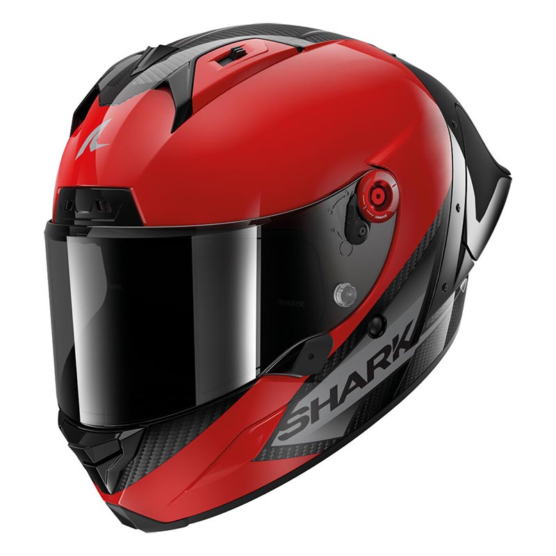 Casco Shark Aeron Gp Blank Sp carbonio rosso