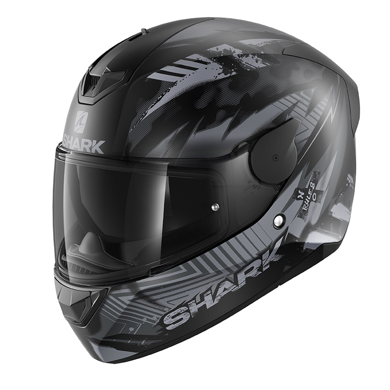 Shark D-skwal 2 Penxa Mat Helmet Black Anthracite HE4055EKAA Full Face  Helmets | MotoStorm