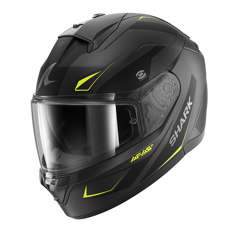 Casco Shark Ridill 2 Mekarium Mat amarillo