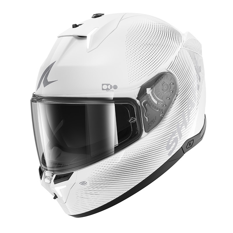 Shark Skwal I3 Sp Lyne Helmet White Silver