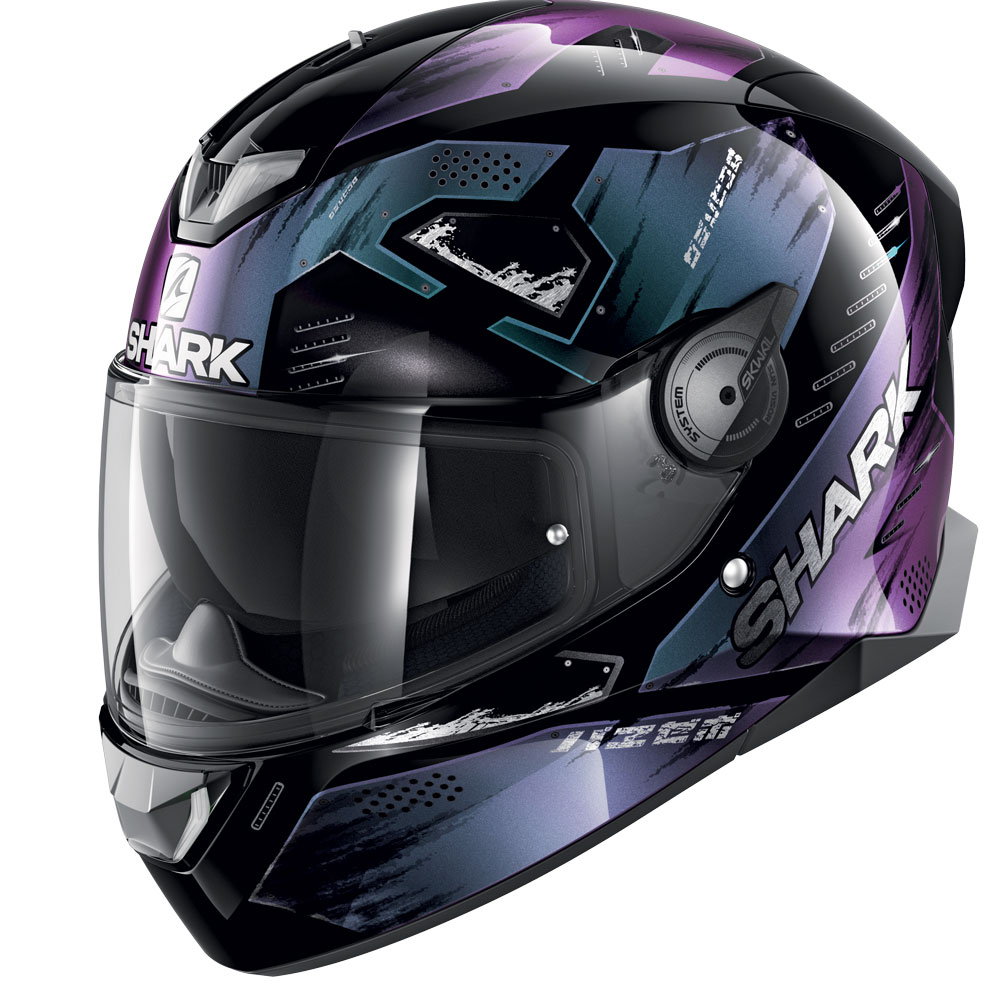 Shark Skwal 2.2 Venger Helmet Black Glitter HE4960EKXK Full Face Helmets |  MotoStorm