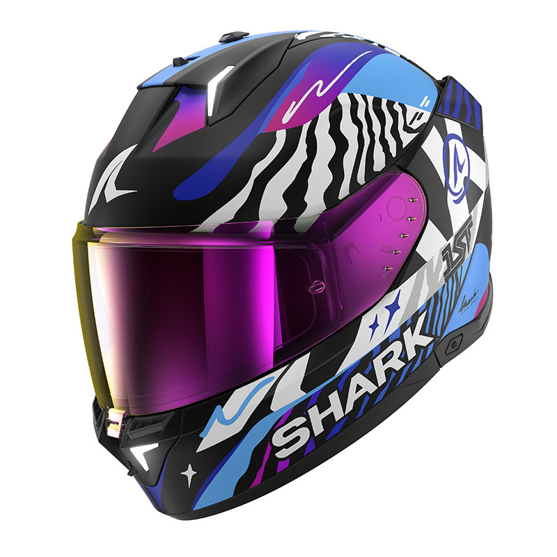 Casco Shark Skwal i3 Speed-Fancy rosa azul