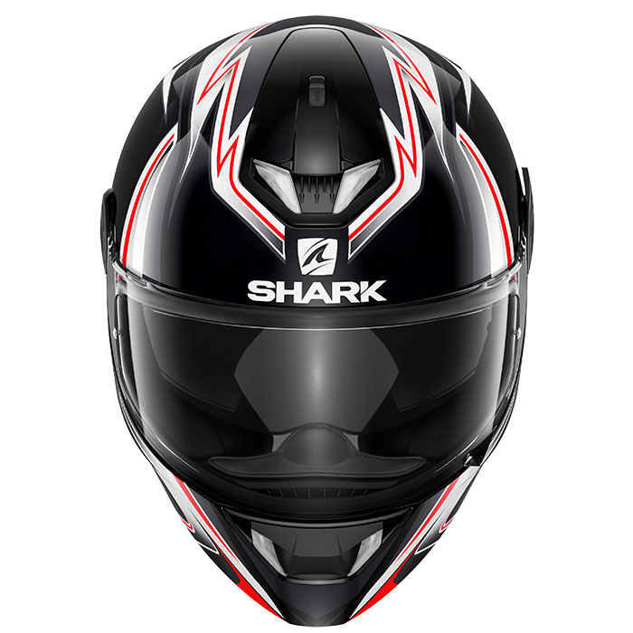 Casque Shark Skwal 2 Sykes Noir Blanc Anthra Casques Integraux