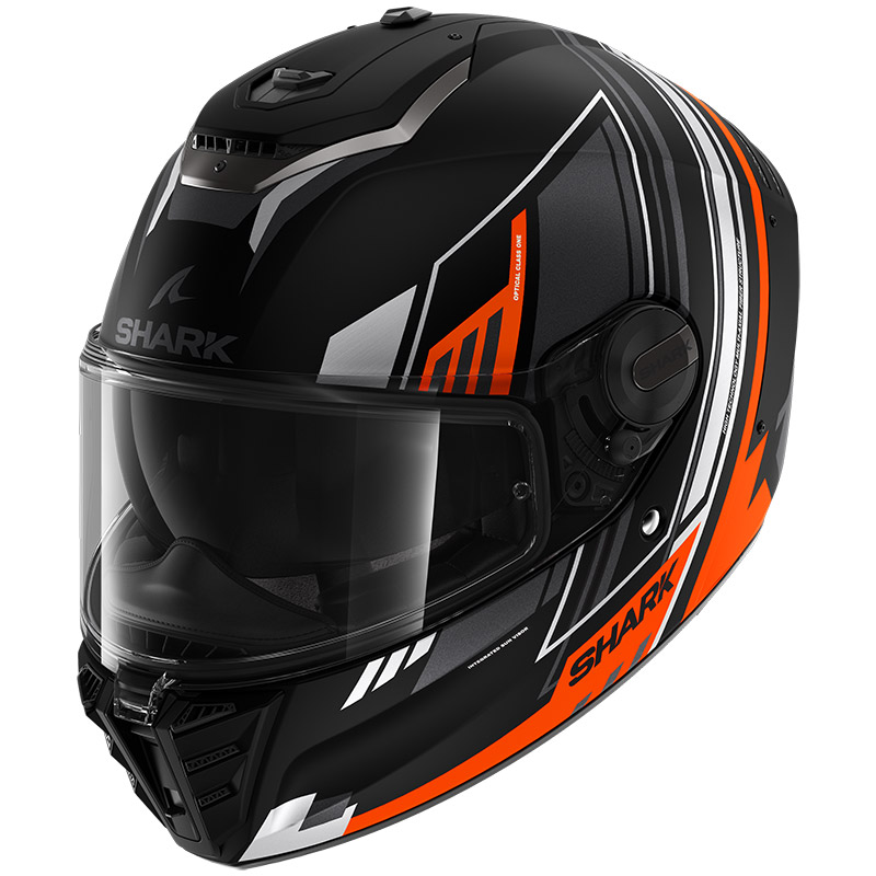 Casco Shark Spartan RS Byrhon Mat nero arancio