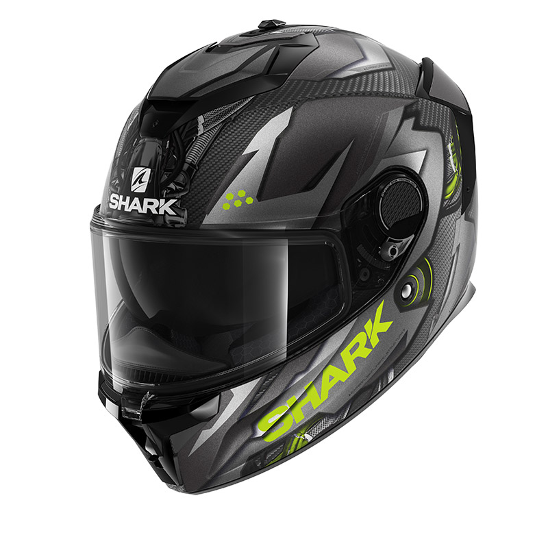 Casco Shark Spartan Gt Carbon Urikan Mat Giallo | MotoStorm