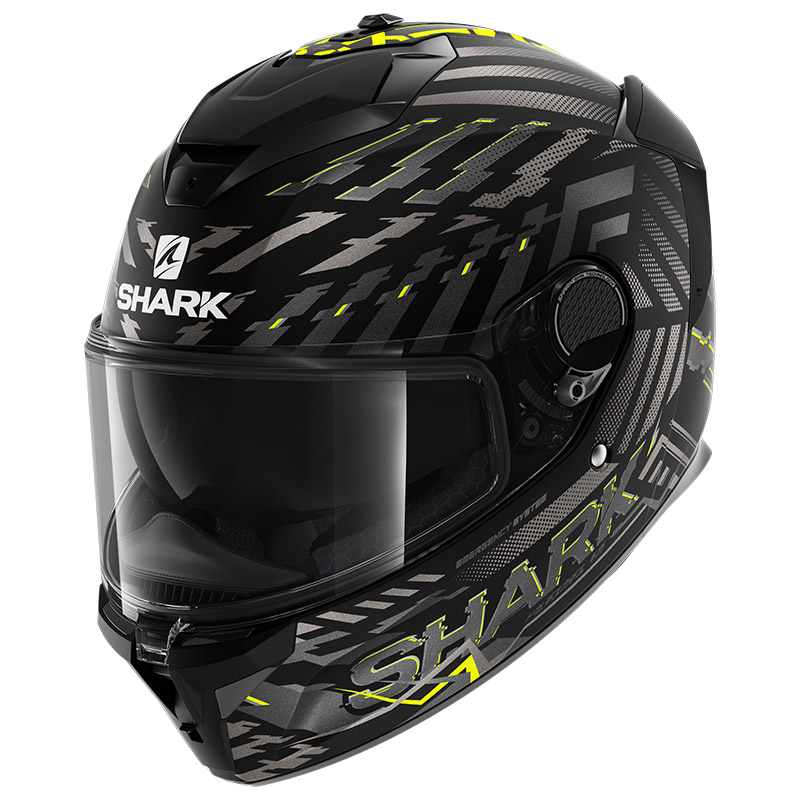 Casco Shark Spartan GT BCL MICR E Brake Mat amarillo