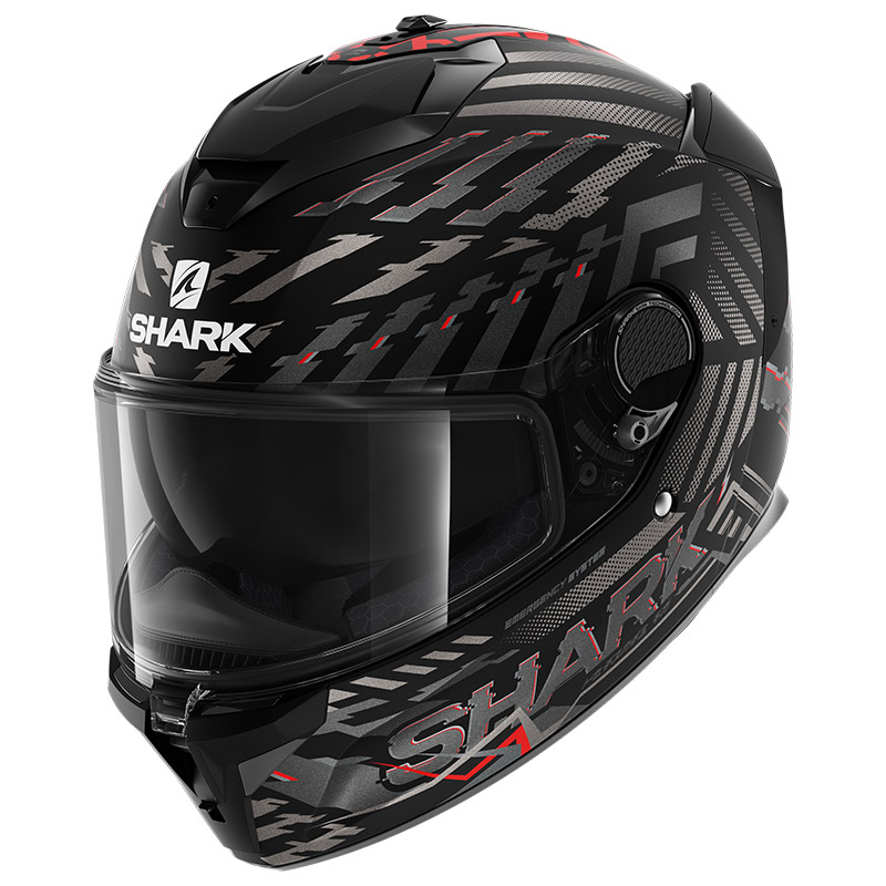 Casco Shark Spartan GT BCL MICR E-Brake Mat rosso