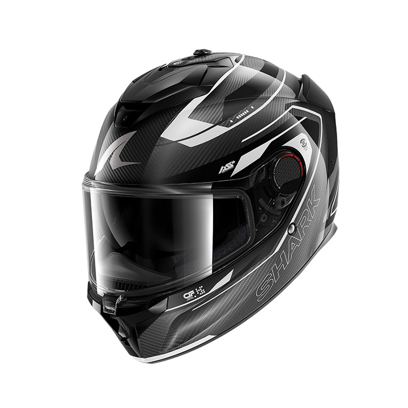 Casque Shark Spartan GT Pro Carbon Silicium 2 blanc