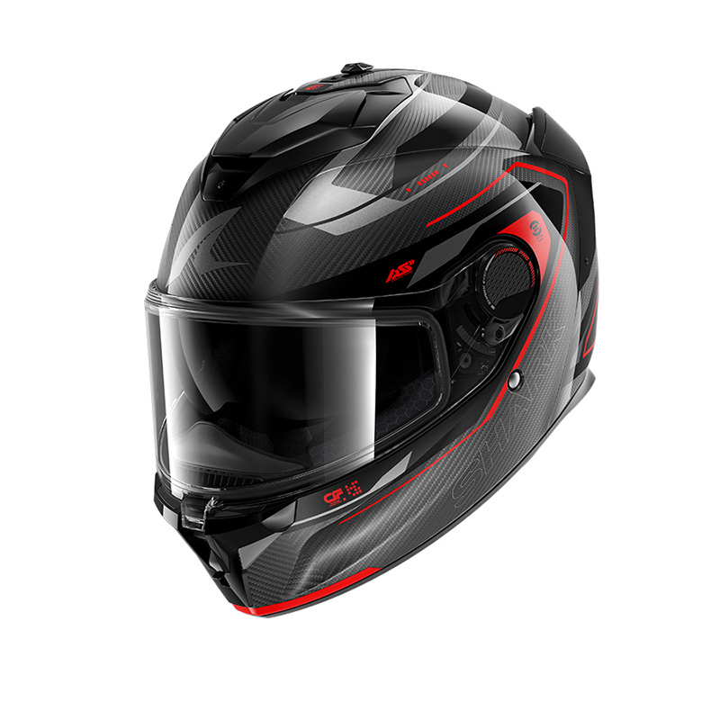 Casque Shark Spartan GT Pro Carbon Silicium 2 rouge