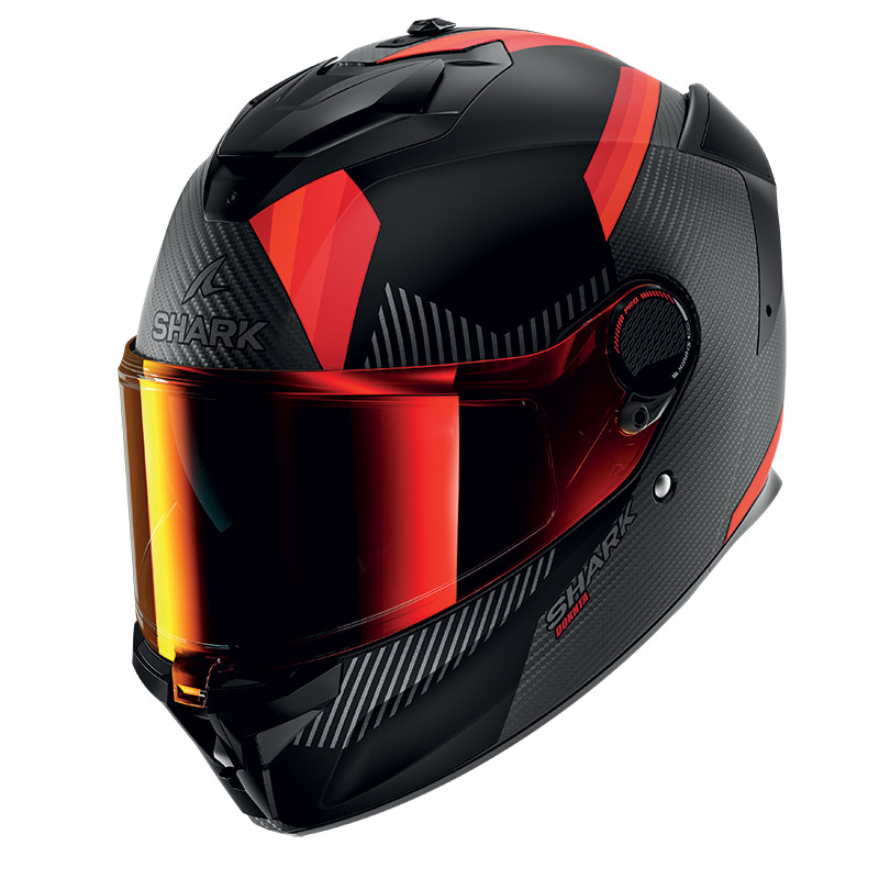 Shark Spartan GT Pro Dokhta Carbon arancio antracite