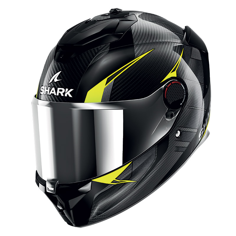 Shark Spartan GT Pro Kultram Carbon giallo