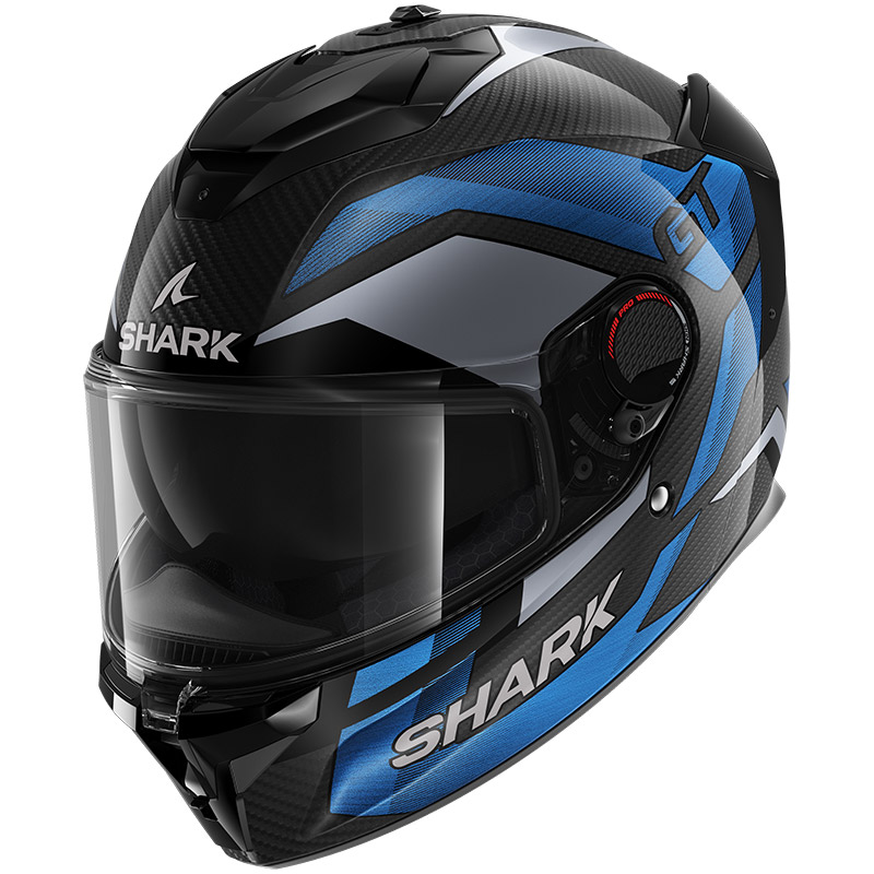 Casco Shark Spartan GT Pro Carbon Ritmo azul