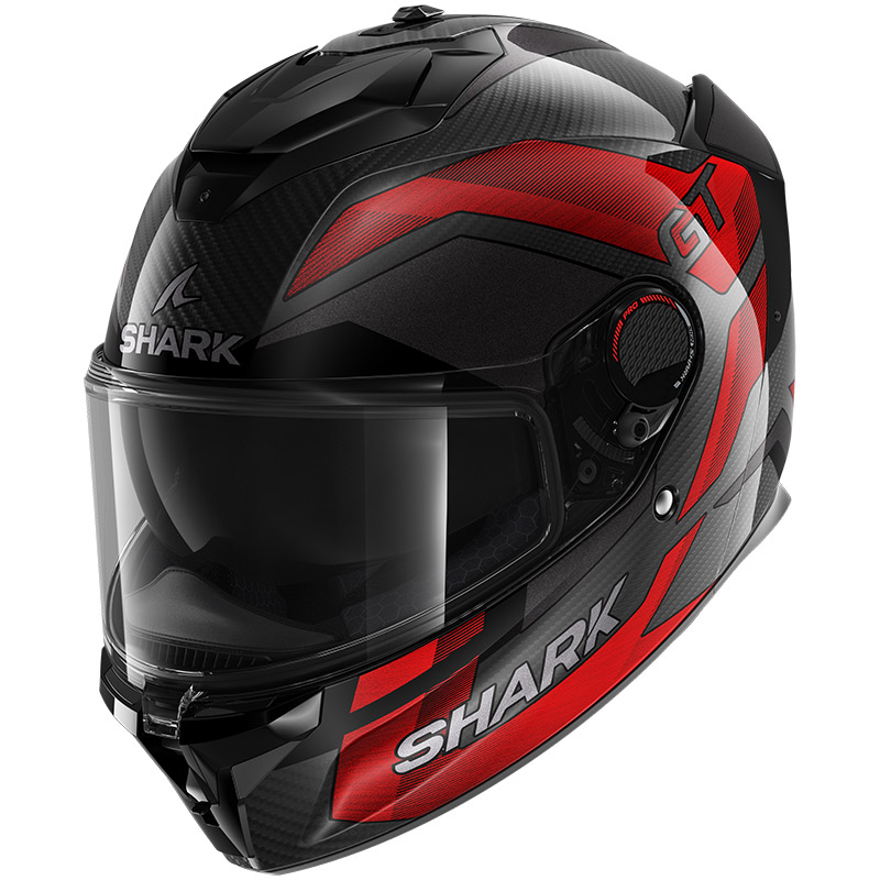 Casco Shark Spartan GT Pro Carbon Ritmo rosso