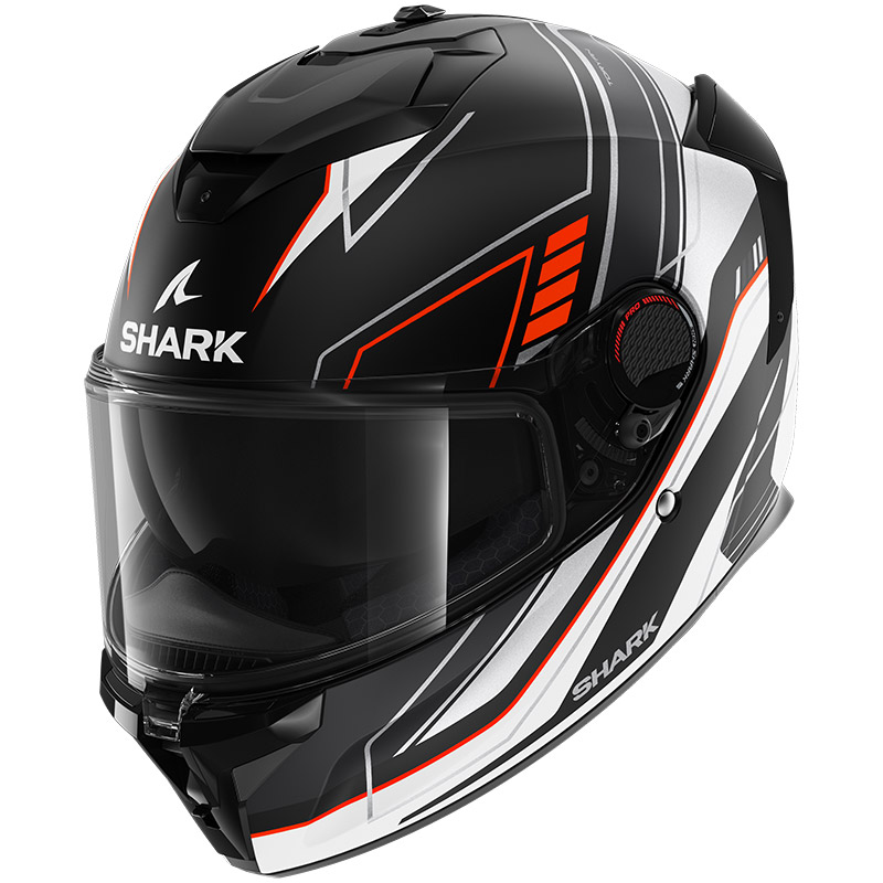 Casco Shark Spartan GT Pro Toryan bianco arancio