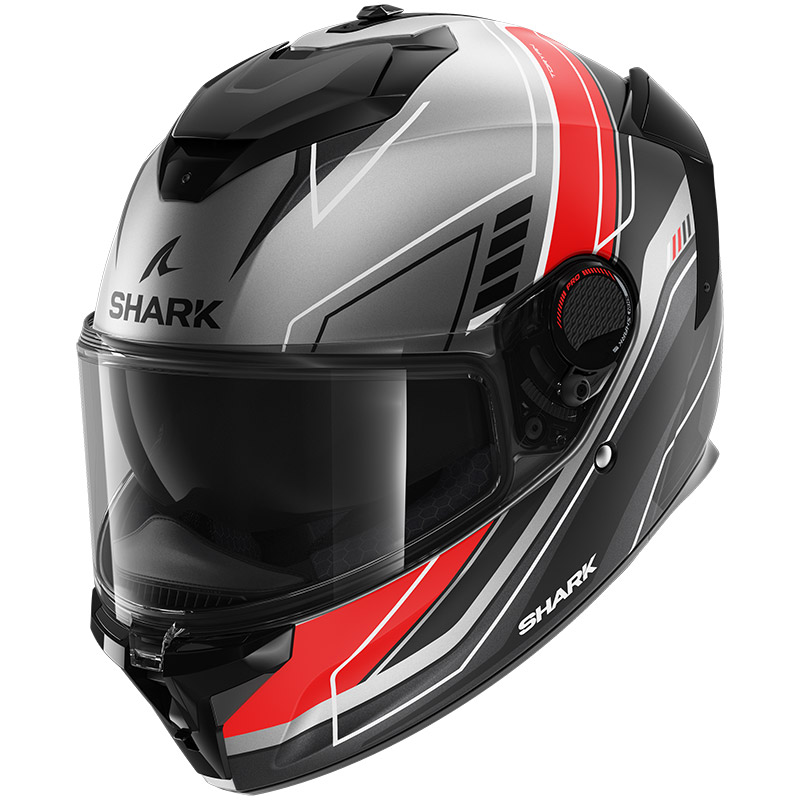 Casco Shark Spartan GT Pro Toryan grigio rosso