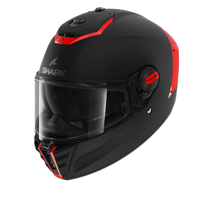 Casco Shark Spartan Rs Blank Sp Mat Nero Arancio