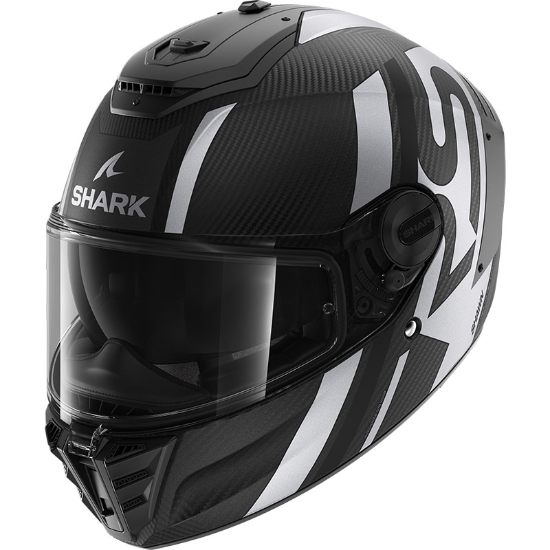 Casco Shark Spartan RS Carbon Shawn Mat bianco