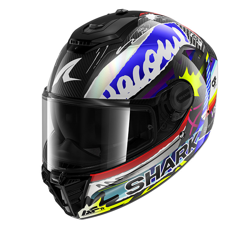 シャーク スパルタン RS カーボン ストリートラッシュ ヘルメット ブルー