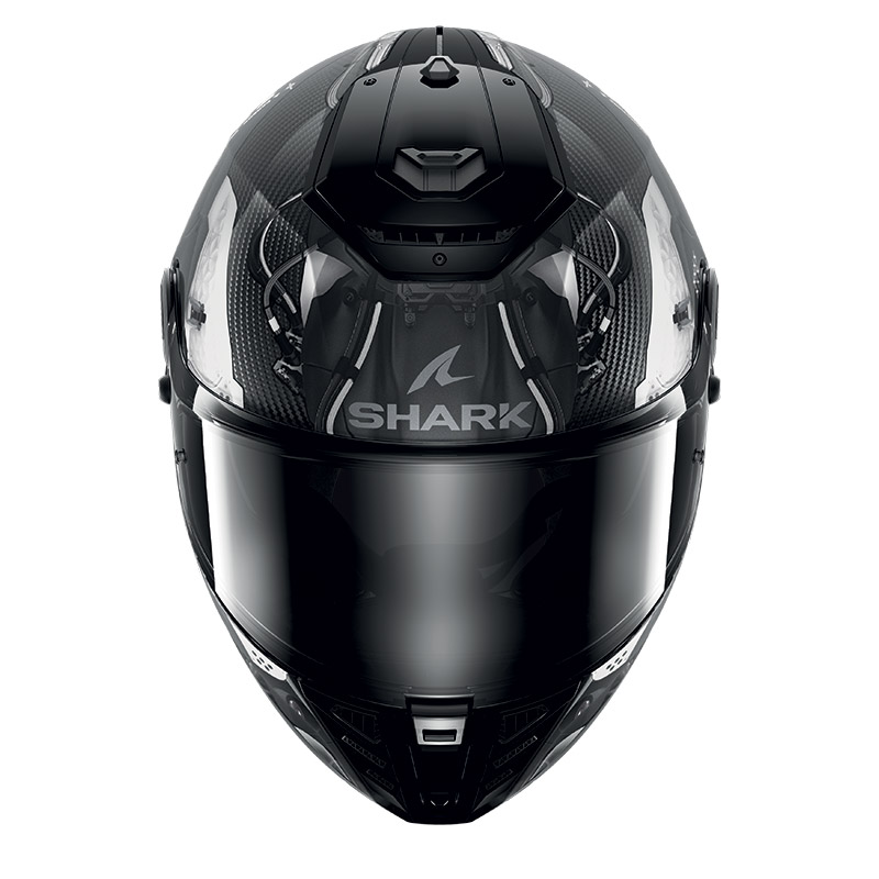 Casco Shark Spartan RS Carbon XBot plata HE8157EDAS Cascos