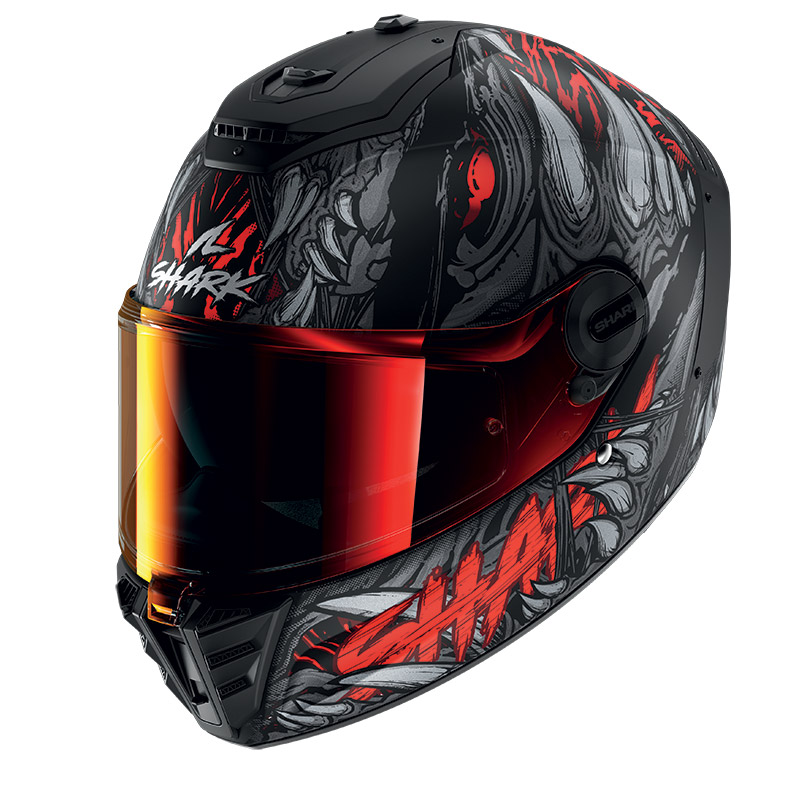 Casco Shark Spartan RS Shaytan Mat rosso