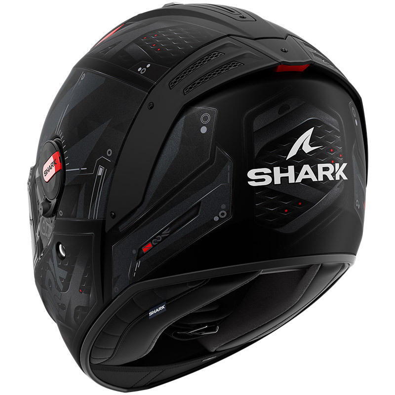 Shark Spartan RS Stingrey Mat Helm schwarz rot HE8113EKAR Integral Helme MotoStorm