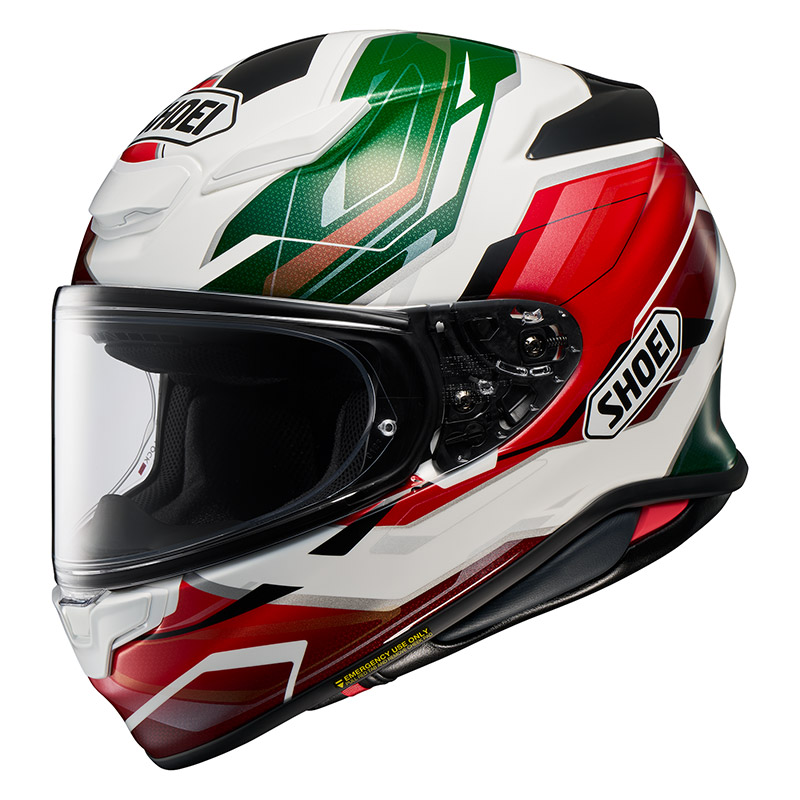 Casco Shoei NXR 2 Capriccio TC-11 bianco verde