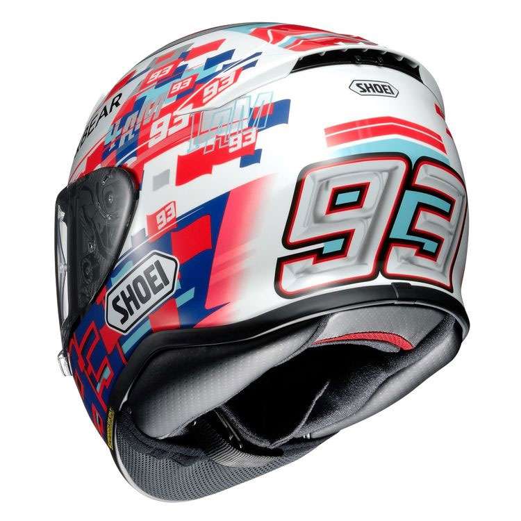 Shoei Nxr Marquez Power Up Tc1 SH-NXR-MARQ-POWER-UP-TC1 Full Face ...