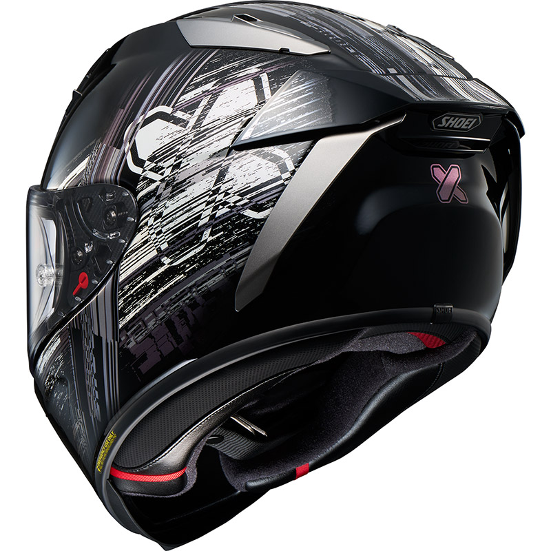 正規 X-SPR Shoei Pro ブラック ヘ​​ルメット TC-5 クロスロゴ セキュリティ・セーフティ