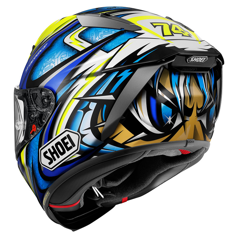 2024-25 秋冬新作  ハイブランドの Shoei X-spr Pro Daijiro Tc-3 Helmet Blue Yellow SH-11.18 セキュリティ・セーフティ