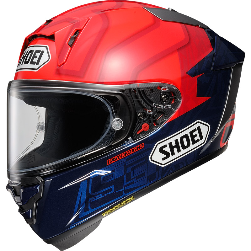 Casco Shoei X-SPR Pro Marquez7 TC-1 rosso