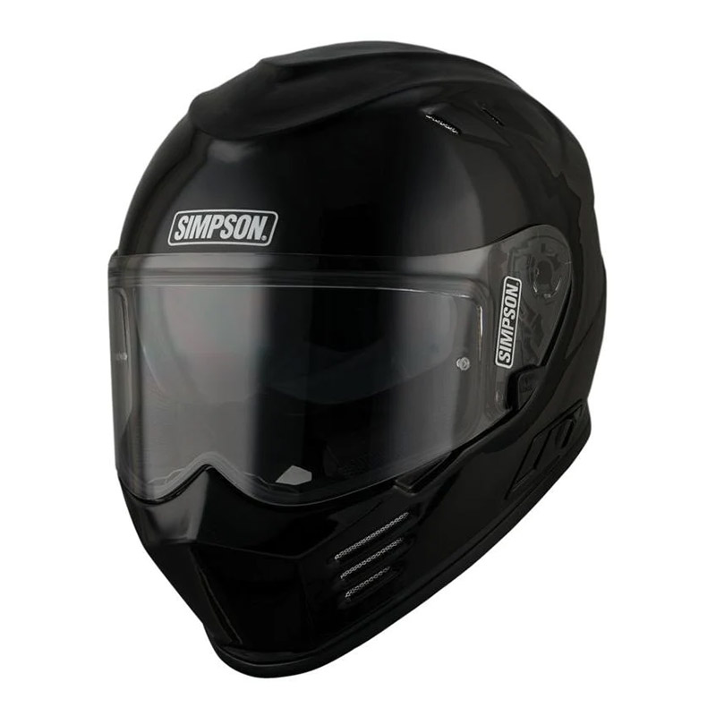 Casco Simpson Venom 22.06 nero lucido