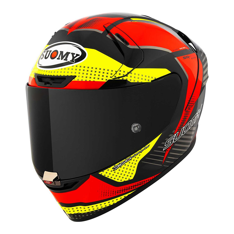 Suomy Sr-gp Evo Airspeed Helmet Red Yellow