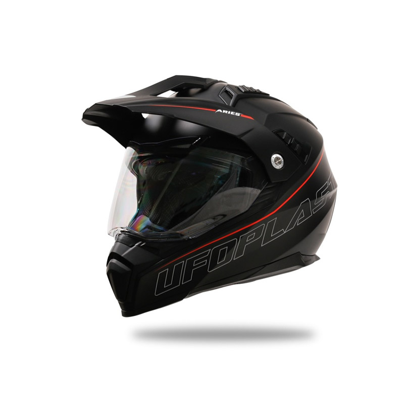 Casco Ufo Aries 2206 2024 nero rosso