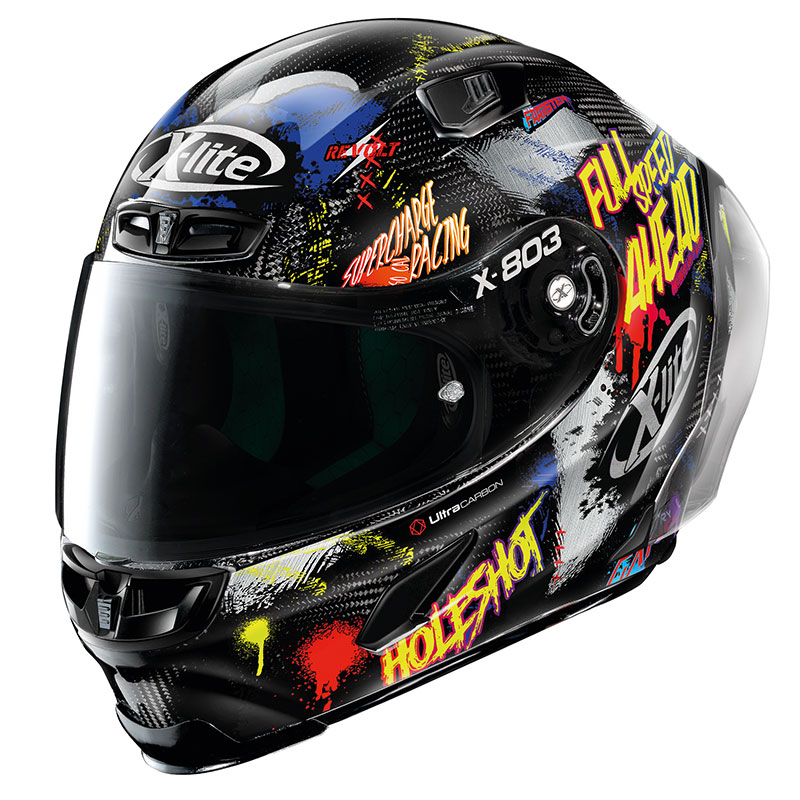 X Lite X 803rsウルトラカーボンホールショットブラックイエロー フルフェイス ヘルメット U8r Motostorm X Lite X 803rsウルトラカーボンホールショットブラックイエロー フルフェイス ヘルメット U8r Motostorm