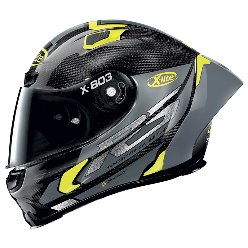 X-lite X-803 Rs Ultra Carbon Skywarp Yellow U8R000539050 Full Face Helmets  | MotoStorm