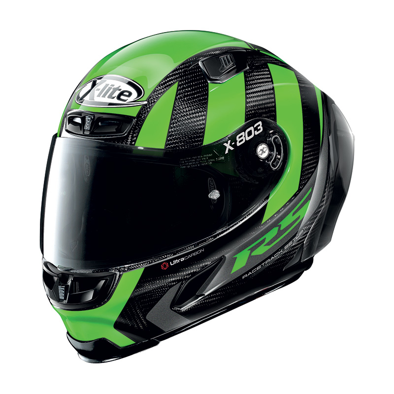 X-lite X-803 Rs Ultra Carbon Wheelie Green U8R000704059 Full Face Helmets |  MotoStorm
