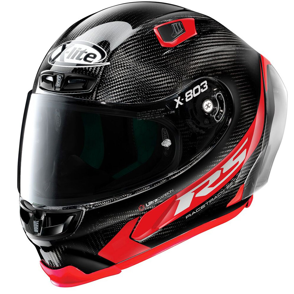 Xlite X803 Rs Ultra Carbon Helmet Hot Lap Red U8R000482013 Full Face