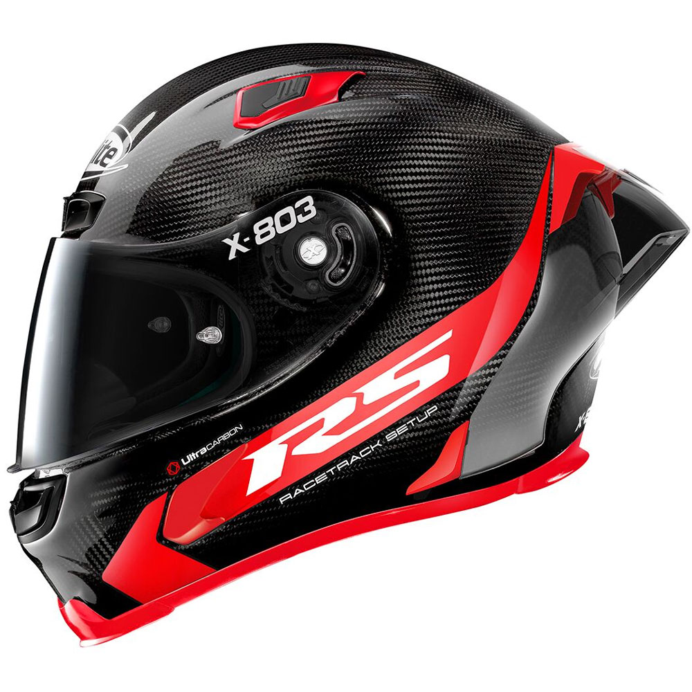 X-Lite X-803 RS ウルトラカーボンヘルメット ホットラップ レッド