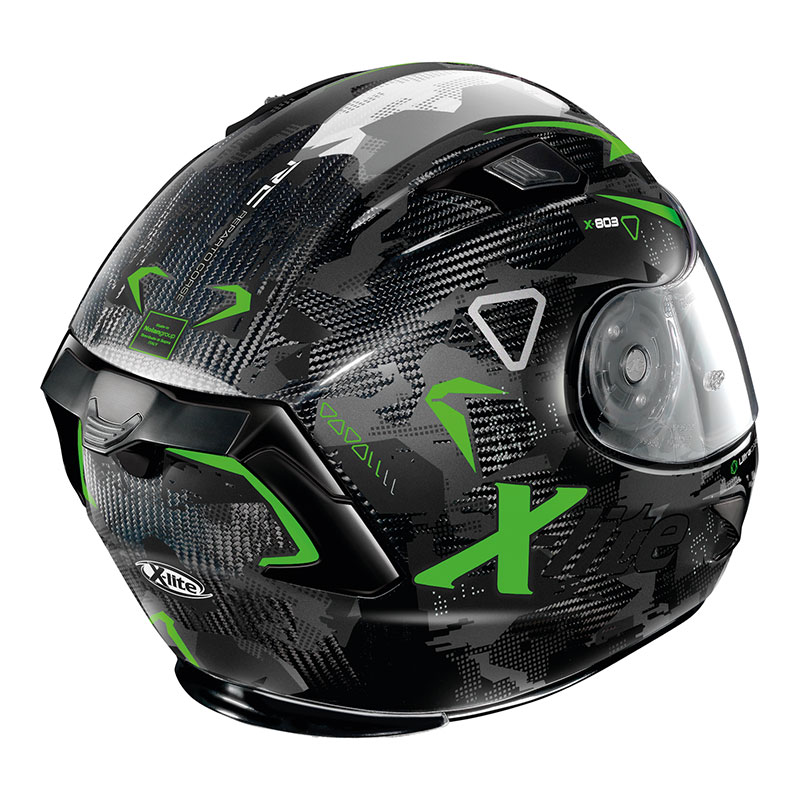 Xlite X803 Ultra Carbon Darko Black Green U83000549067 Full Face